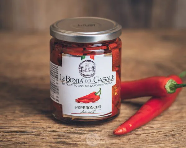 Le Bonta`del Casale Peperoncini Piccanti  (280g)