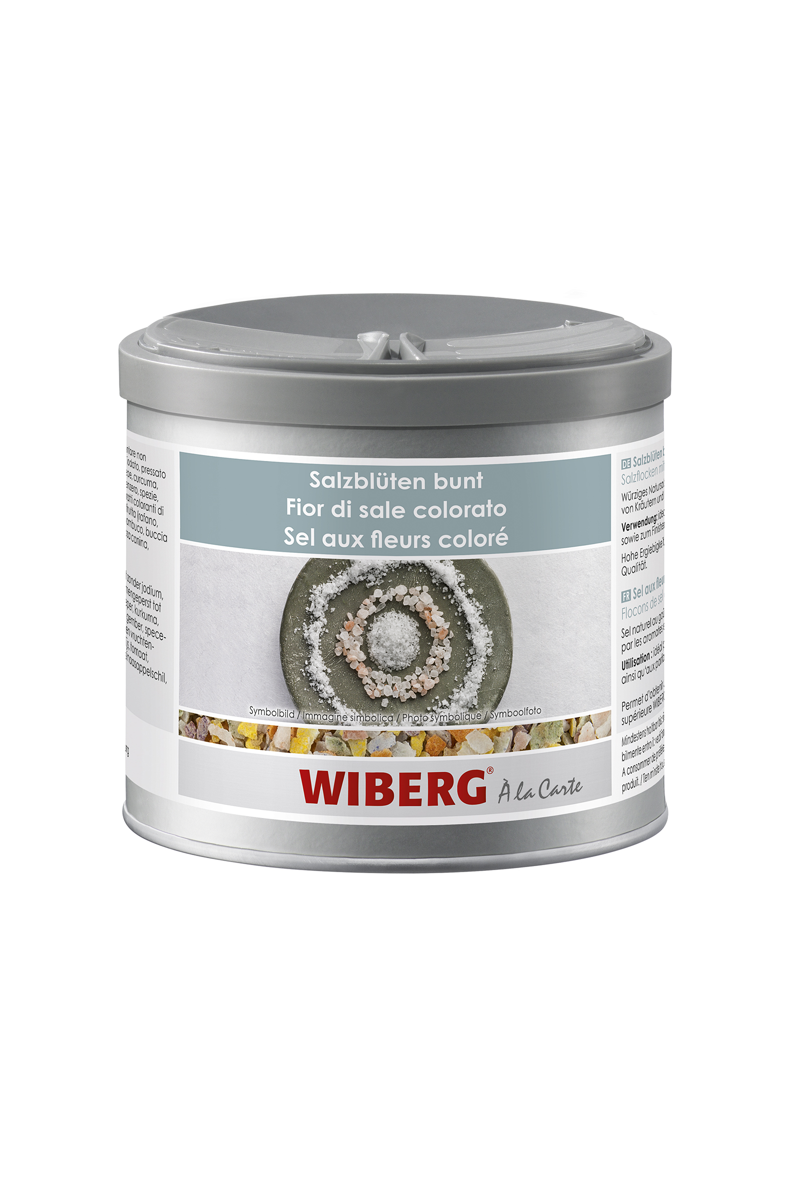 Wiberg Salzblüten Bunt Salzflocken mit Gewürzen (550g) Box