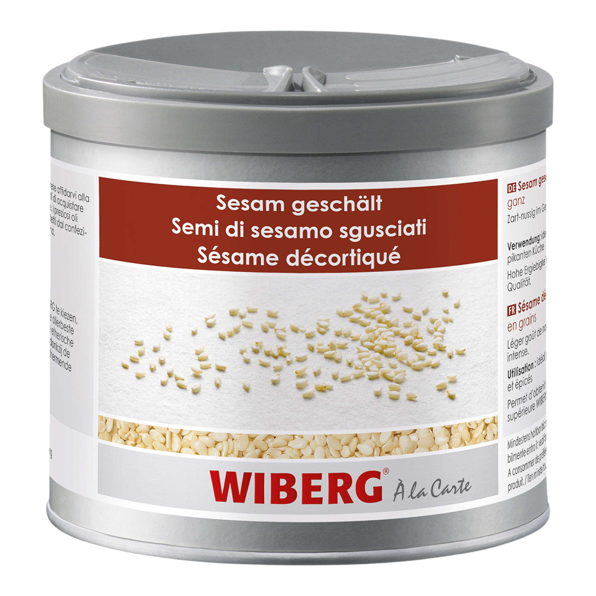 Wiberg Sesam Geschält Ganz (290g) Box