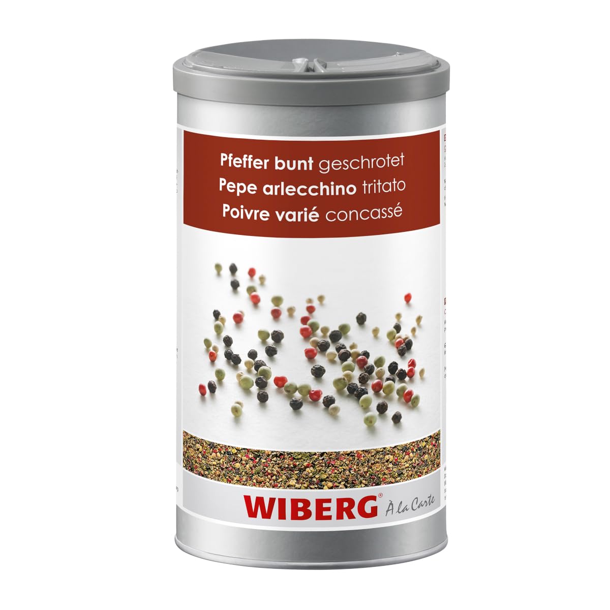 Wiberg Pfeffer Bunt Geschrotet (580g) Box