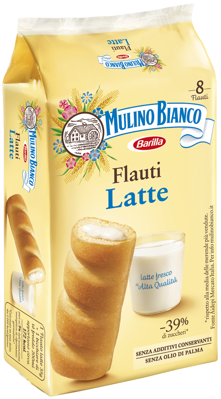 Mulino Bianco Flauti Latte 280g(8x35g)